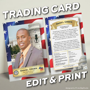 Democrat United States Congress Trading Cards