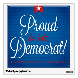 Democrat Wall Sticker