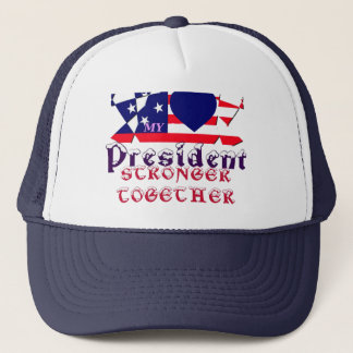 Democrat We Are Stronger Presidential Team Cool Trucker Hat