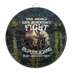 DEMOCRAT ZL X1 KP PARTY VOTE ELECTION COST TEE DART BOARD
