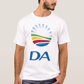 Democratic Alliance South Africa T-shirt by GrooveMaster at Zazzle