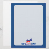 Democratic Blank Campaign Template (Front/Back)