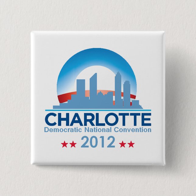 Democratic Convention Button (Front)