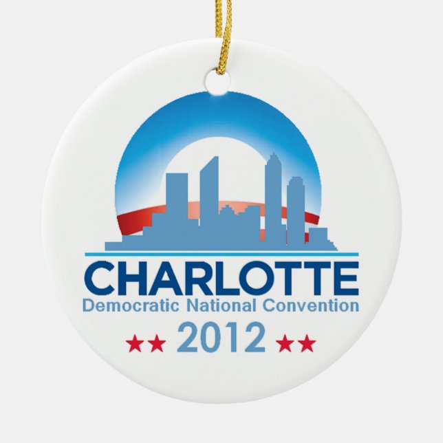 Democratic Convention Ceramic Ornament (Front)