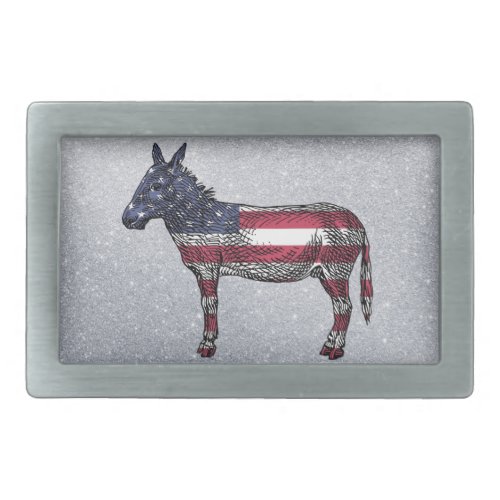 Democratic Donkey Belt Buckle