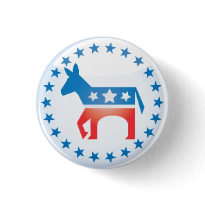 Democratic Donkey Button