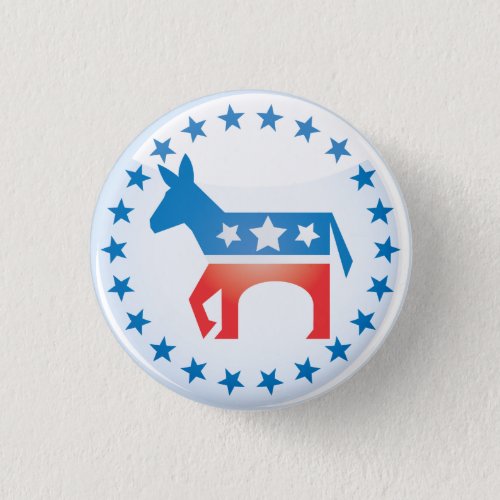 Democratic Donkey Button