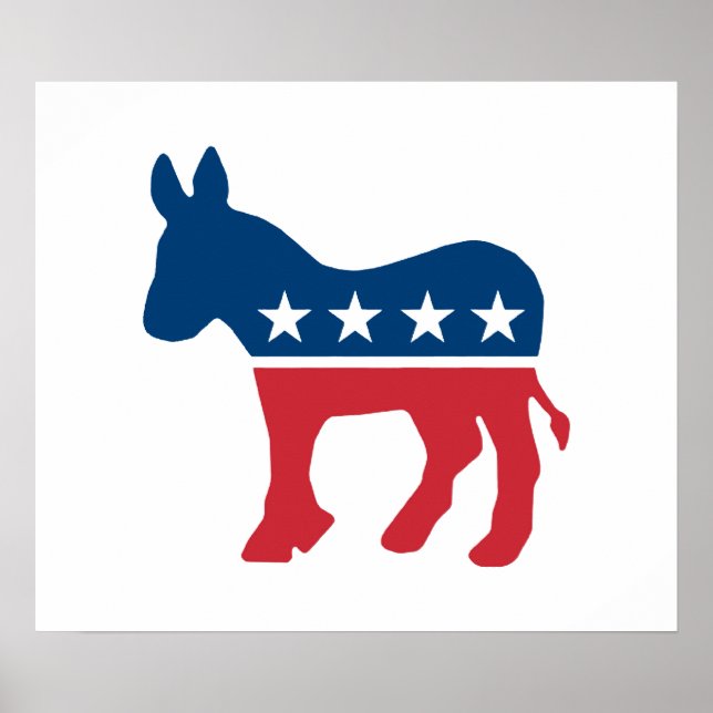 Democratic Donkey Poster (Front)