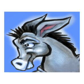 Democratic Donkey Poster