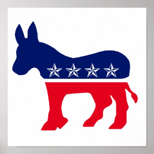 Democratic Donkey Print | Zazzle