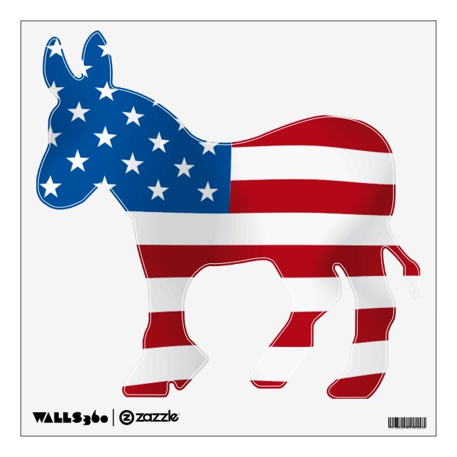 Democratic Donkey Wall Decal (Front)