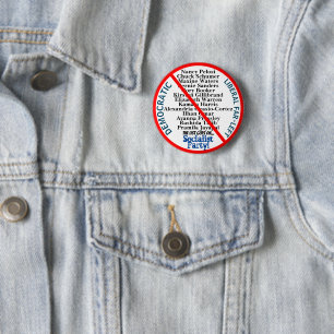 Democratic Far Left USA EDIT Details Any Party Button