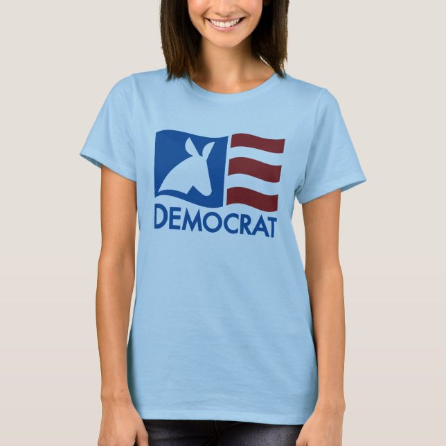 Democratic Flag T-shirt (Front)