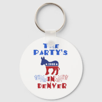 Democratic National Convention 2008 Denver Colorad Keychain