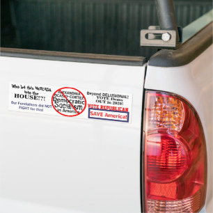 Democratic Ocasio-Cortez Edit Election YEAR Bumper Sticker