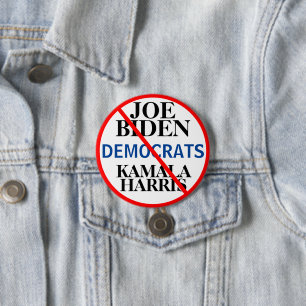 Democratic Party Biden Harris EDIT Names Button