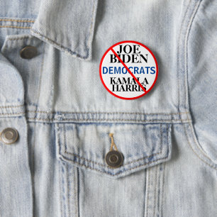 Democratic Party Biden Harris EDIT Names Button