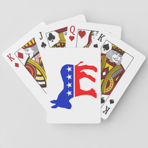 Democratic Party Logo Poker Cards