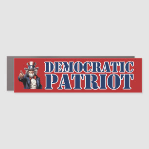 Democratic Patriot Car Magnet