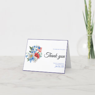 Democratic Patriotic Committee Volunteer Donor Letterpress Thank You Card