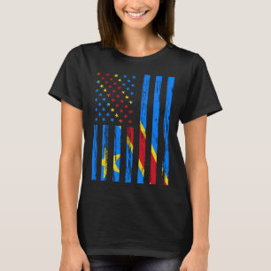Democratic Republic Congo Flag America US It is in T-Shirt