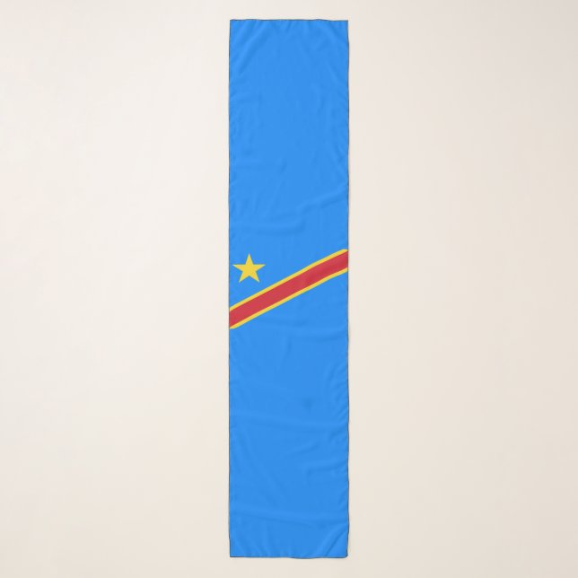 Democratic Republic of Congo flag Chiffon Scarf (Front)