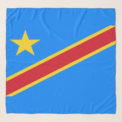 Democratic Republic of Congo flag Chiffon Scarf