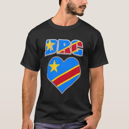 Democratic Republic Of Congo Pride Congolese Flag  T_Shirt