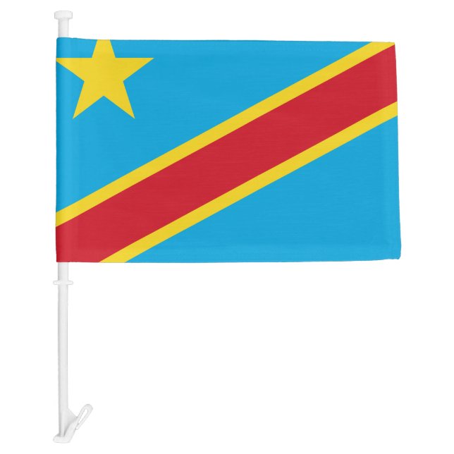 Democratic Republic of the Congo Car Flag (Front)