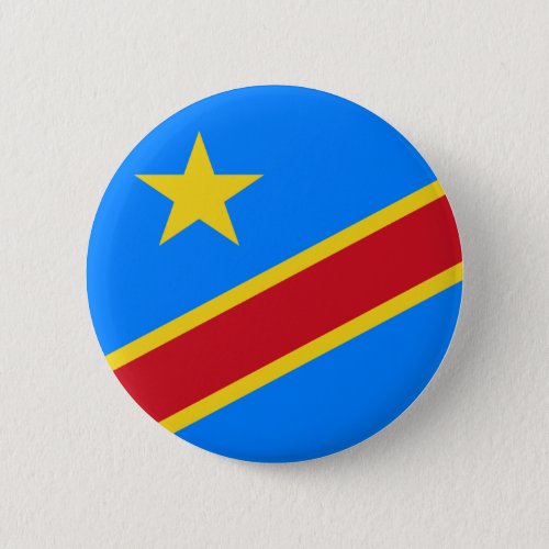 Democratic Republic of the Congo flag Button