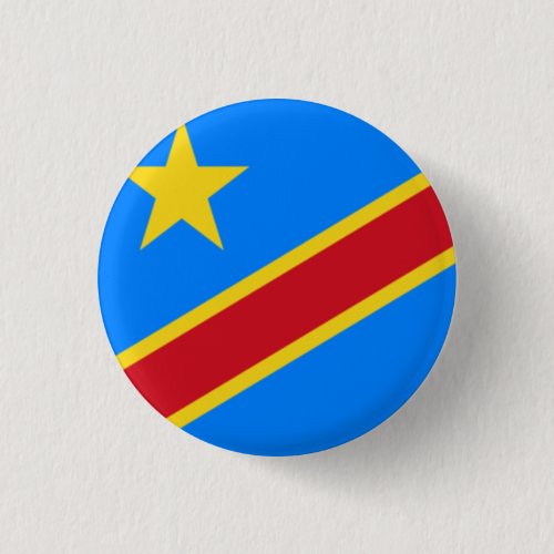 Democratic Republic of the Congo Flag Button