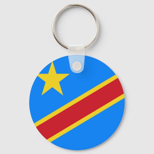 Democratic Republic of the Congo Flag Keychain