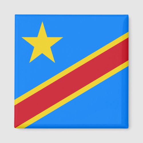 Democratic Republic of the Congo Flag Magnet