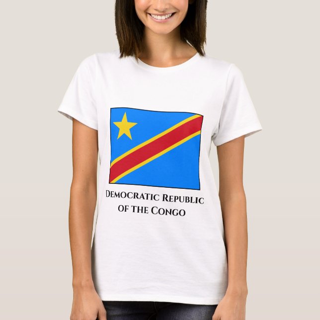 Democratic Republic of the Congo Flag T-Shirt (Front)