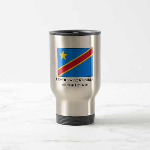 Democratic Republic of the Congo Flag Travel Mug