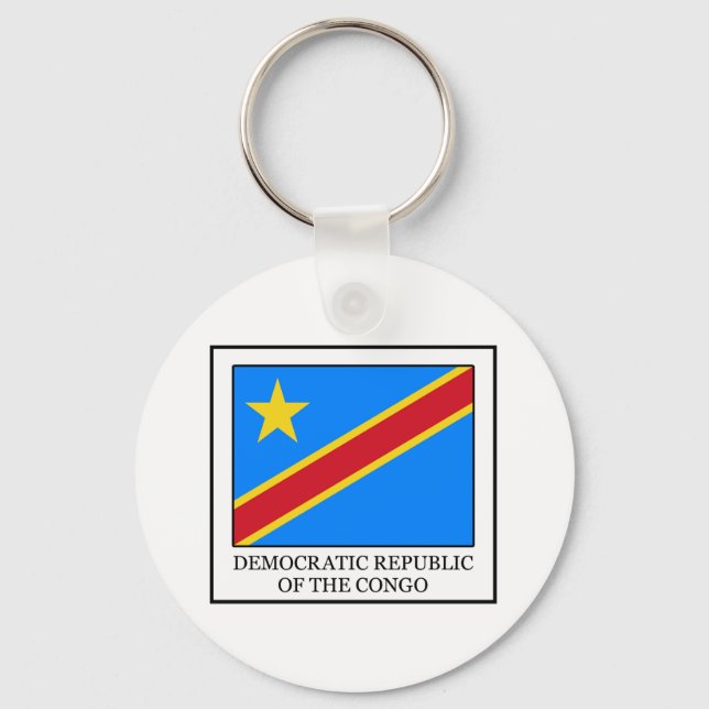 Democratic Republic of the Congo Keychain (Front)