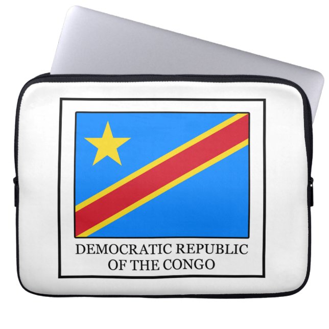 Democratic Republic of the Congo Laptop Sleeve (Front)