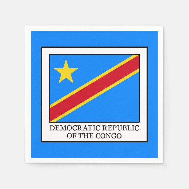 Democratic Republic of the Congo Napkins (Front)