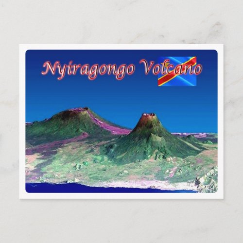 Democratic Republic of the Congo _ Nyiragongo _ Postcard