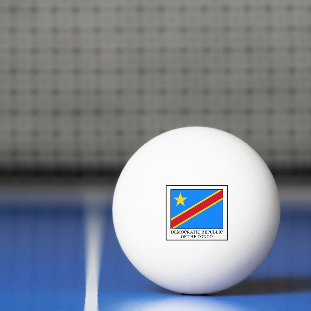 Disover Democratic Republic of the Congo Ping Pong Ball