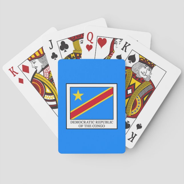 Democratic Republic of the Congo Poker Cards (Back)