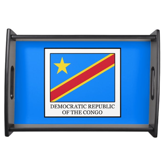 Democratic Republic of the Congo Serving Tray (Front)