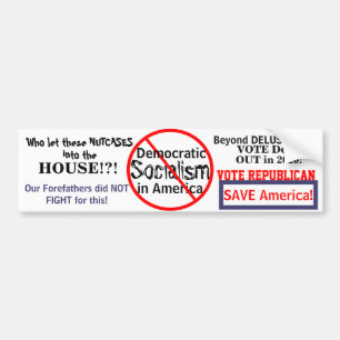 Democratic Socialism in America Edit Election YEAR Bumper Sticker