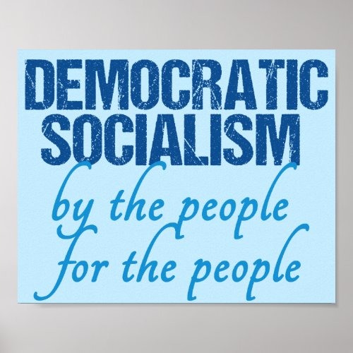 Democratic Socialism Poster