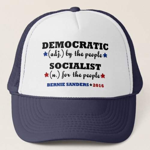 Democratic Socialist Bernie Sanders Trucker Hat