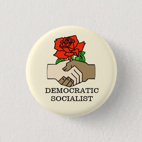 Democratic Socialist Button