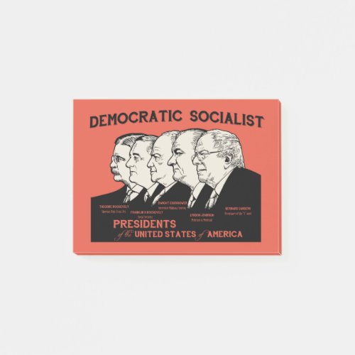 Democratic Socialist Presidents Post_it Notes