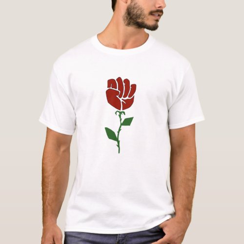 Democratic Socialist Rose T_Shirt