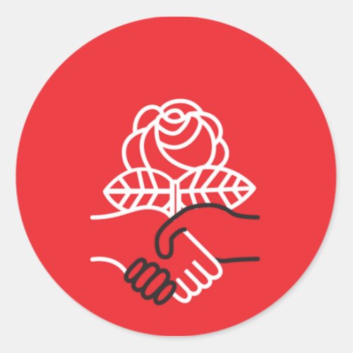 Democratic Socialists of America Classic Round Sticker