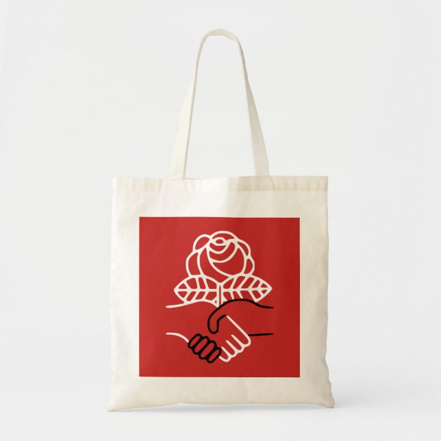 Democratic Socialists of America Logo Tote Bag (Front)